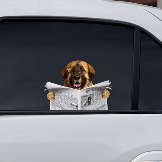 Have You Read The News Today - Leonberger Car/ Door/ Fridge/ Laptop Sticker V1