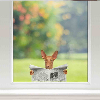 Have You Read The News Today - Pharaoh Hound Car/ Door/ Fridge/ Laptop Sticker V1