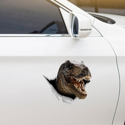 Hallo, wir sind auf dem Weg zum Jurassic Park – Dinosaurier-Aufkleber für Auto/Tür/Kühlschrank/Laptop V1
