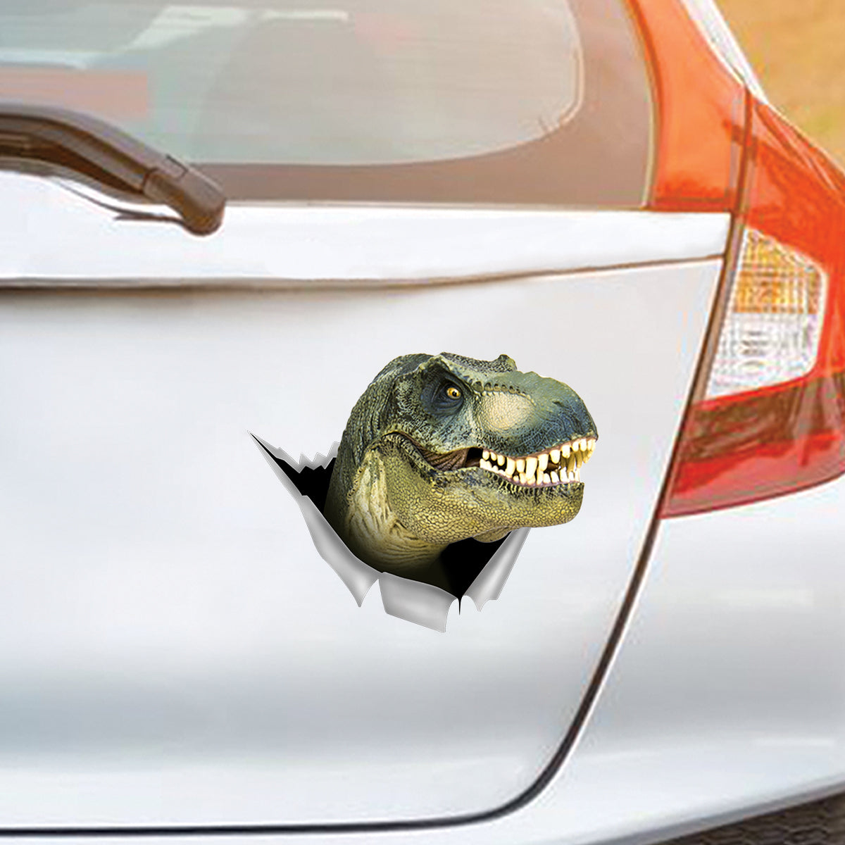 Bonjour, nous sommes sur le chemin de Jurassic Park - Autocollant dinosaure pour voiture/porte/réfrigérateur/ordinateur portable V2