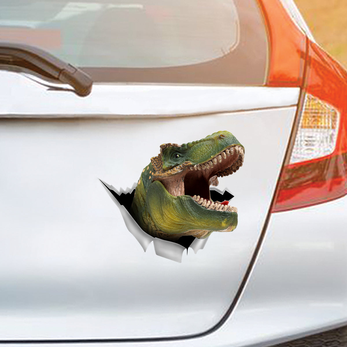 Bonjour, nous sommes sur le chemin de Jurassic Park - Autocollant dinosaure pour voiture/porte/réfrigérateur/ordinateur portable V3