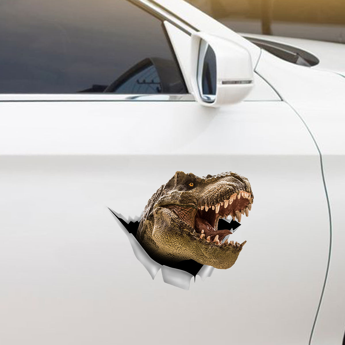 Hello We Are On The Way To Jurassic Park  - Dinosaur Car/ Door/ Fridge/ Laptop Sticker V4