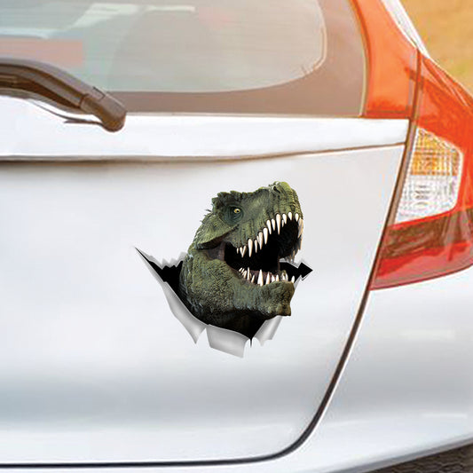Hello We Are On The Way To Jurassic Park  - Dinosaur Car/ Door/ Fridge/ Laptop Sticker V5