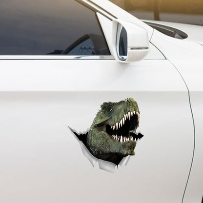 Hallo, wir sind auf dem Weg zum Jurassic Park – Dinosaurier-Aufkleber für Auto/Tür/Kühlschrank/Laptop V5