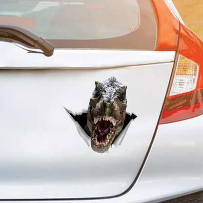 Hallo, wir sind auf dem Weg zum Jurassic Park – Dinosaurier-Aufkleber für Auto/Tür/Kühlschrank/Laptop V7