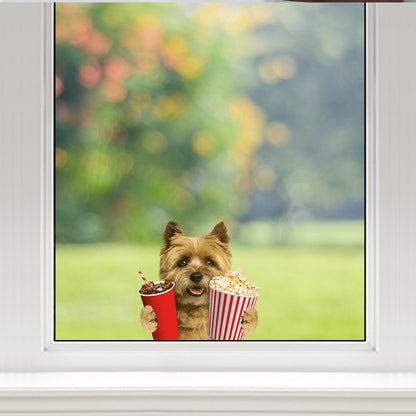 Hey, je veux en essayer - Cairn Terrier Autocollant de voiture/porte/réfrigérateur/ordinateur portable V1