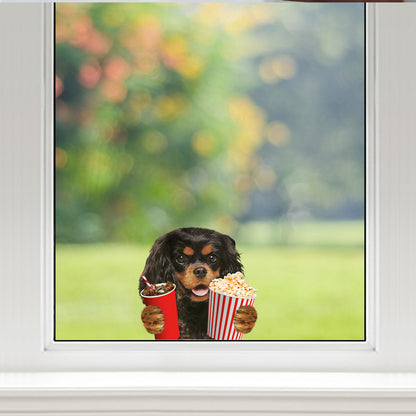 Hé, je veux en essayer - Cavalier King Charles Spaniel Autocollant de voiture/porte/réfrigérateur/ordinateur portable V1