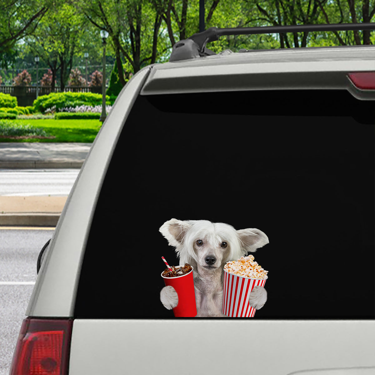 Hey, je veux en essayer - Autocollant chinois à crête pour voiture/porte/réfrigérateur/ordinateur portable V1