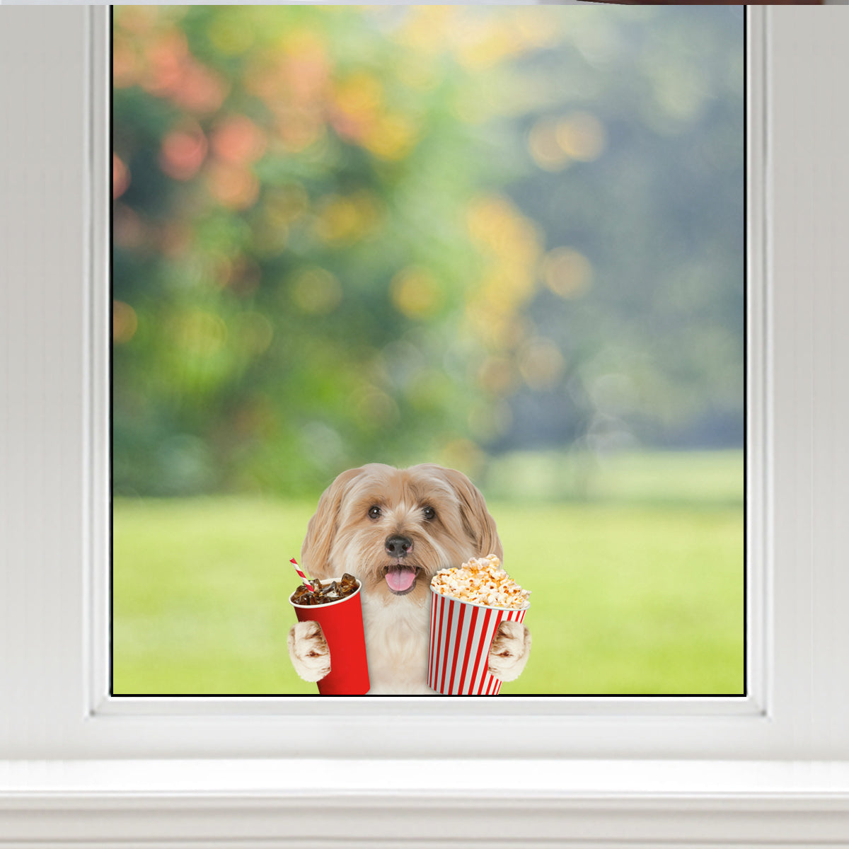 Hé, je veux en essayer - Yorkshire Terrier Autocollant de voiture/porte/réfrigérateur/ordinateur portable V1