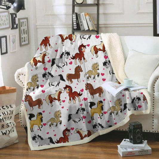 Cute Horse - Blanket V1