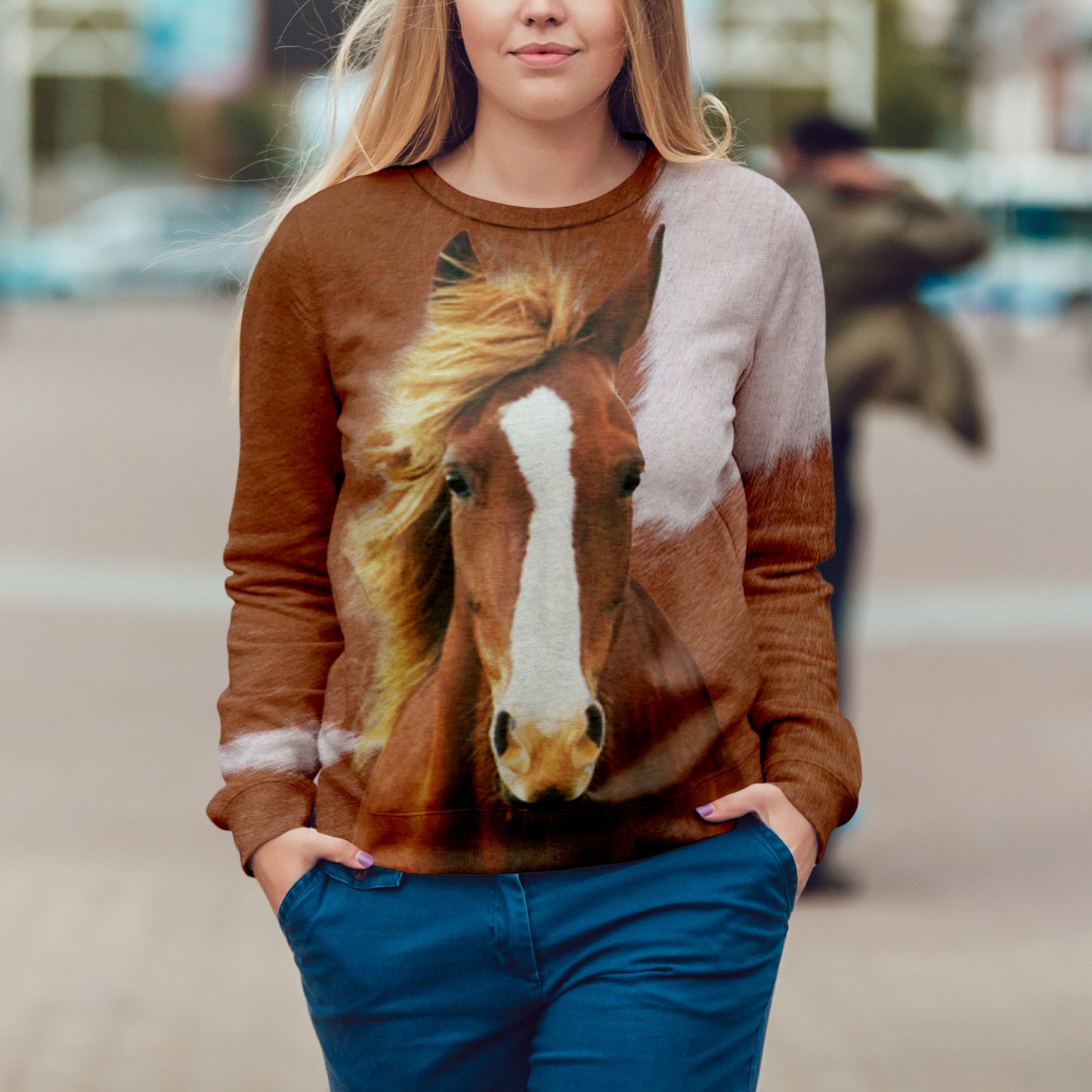 Pferde-Sweatshirt V1