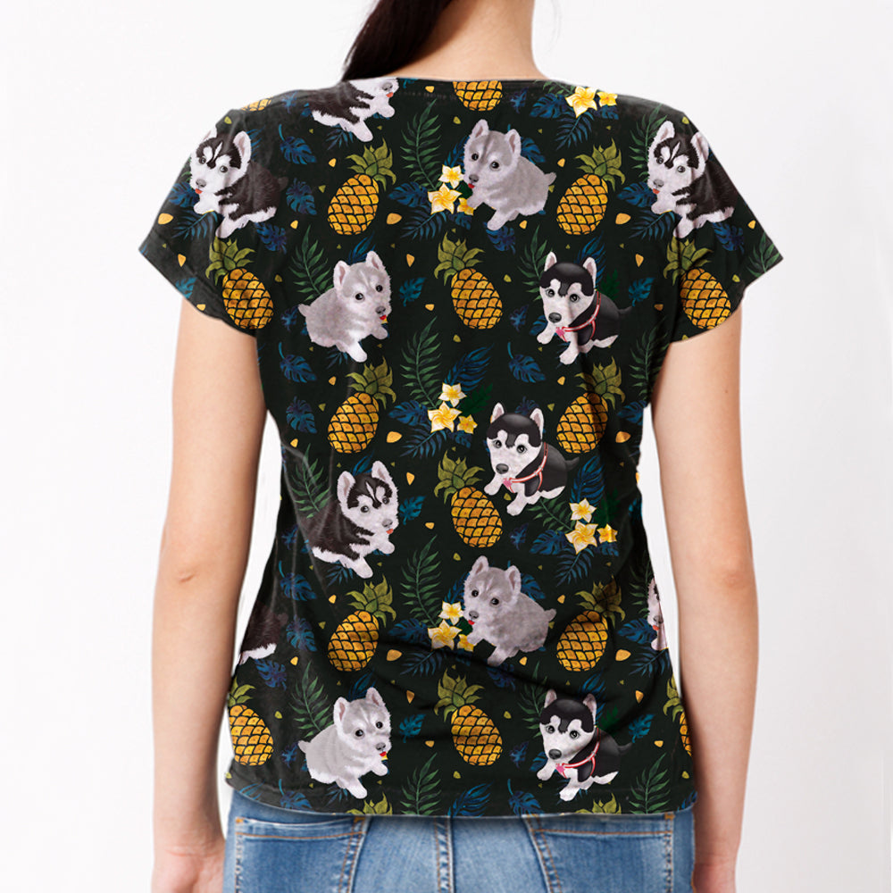 Husky - Hawaiian T-Shirt V2