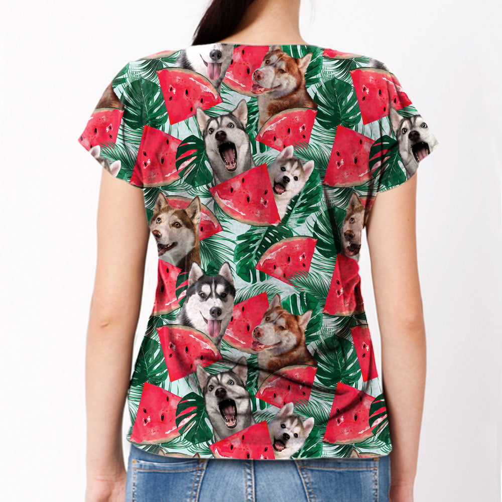 Husky - Hawaiian T-Shirt V3