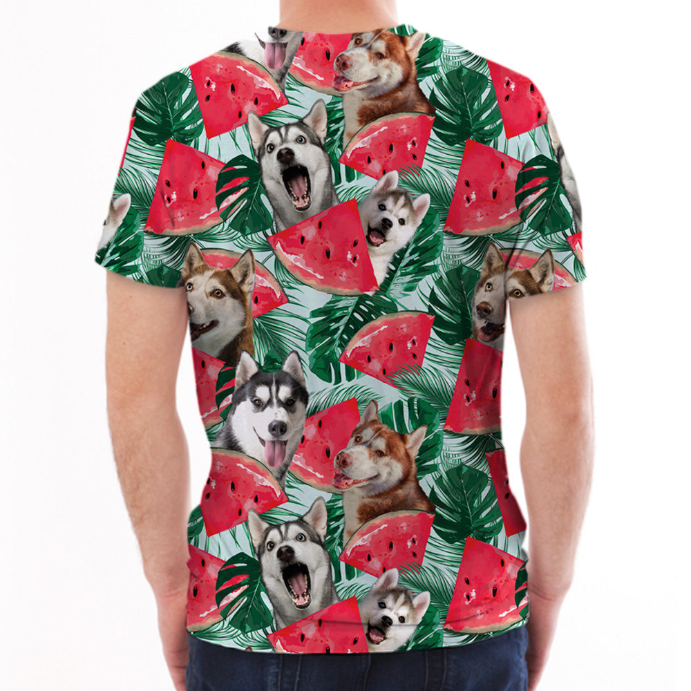 Husky - T-Shirt Hawaïen V3