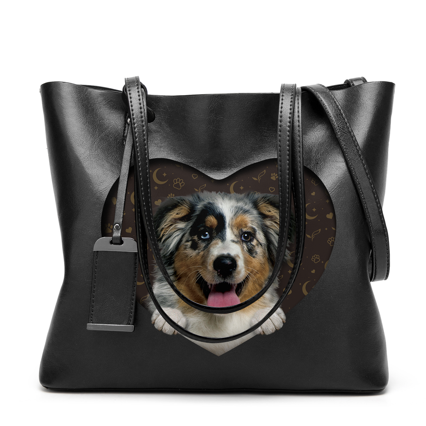 I Know I'm Cute - Australian Shepherd Glamour Handbag V2