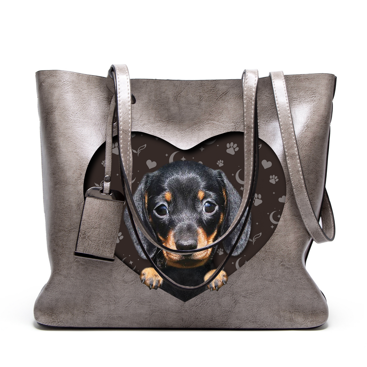 I Know I'm Cute - Dachshund Glamour Handbag V1 - 10