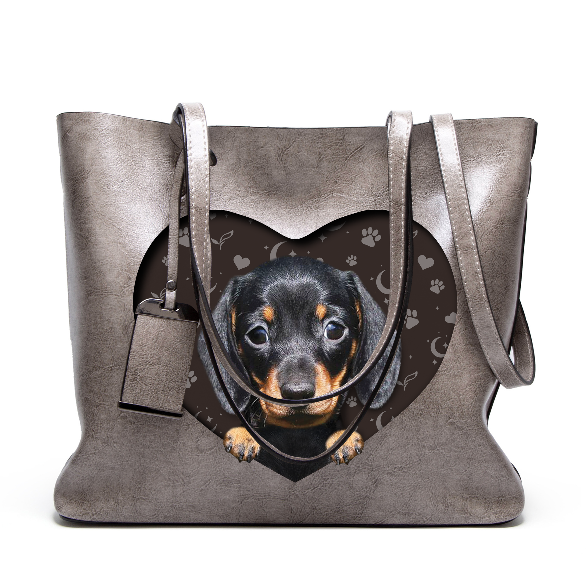 I Know I'm Cute - Dachshund Glamour Handbag V1 - 10
