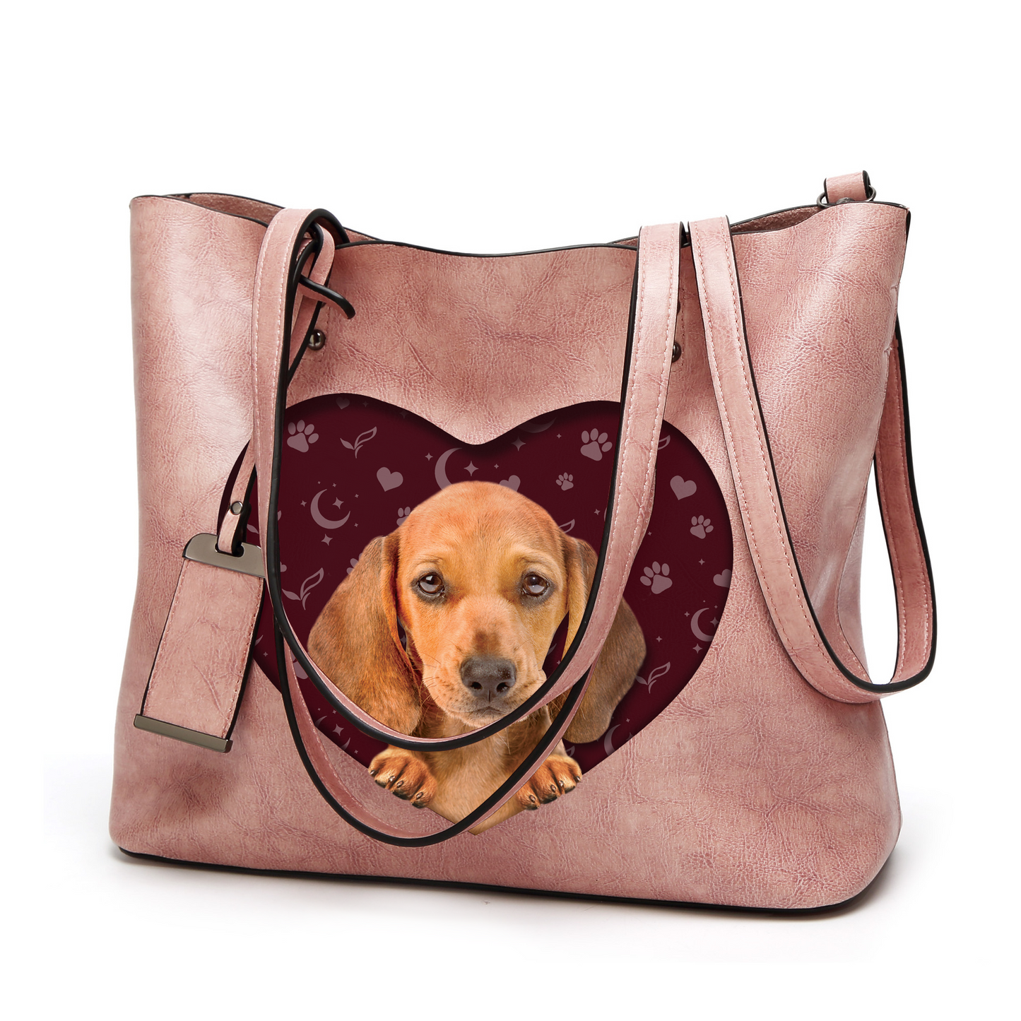 I Know I'm Cute - Dachshund Glamour Handbag V2 - 7