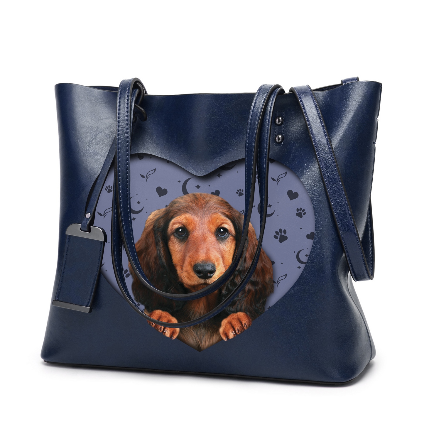 I Know I'm Cute - Dachshund Glamour Handbag V3 - 7