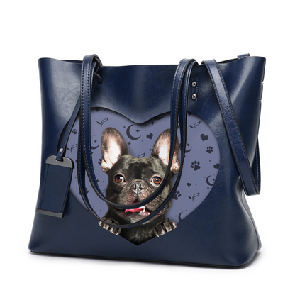 I Know I'm Cute - French Bulldog Glamour Handbag V2 - 11