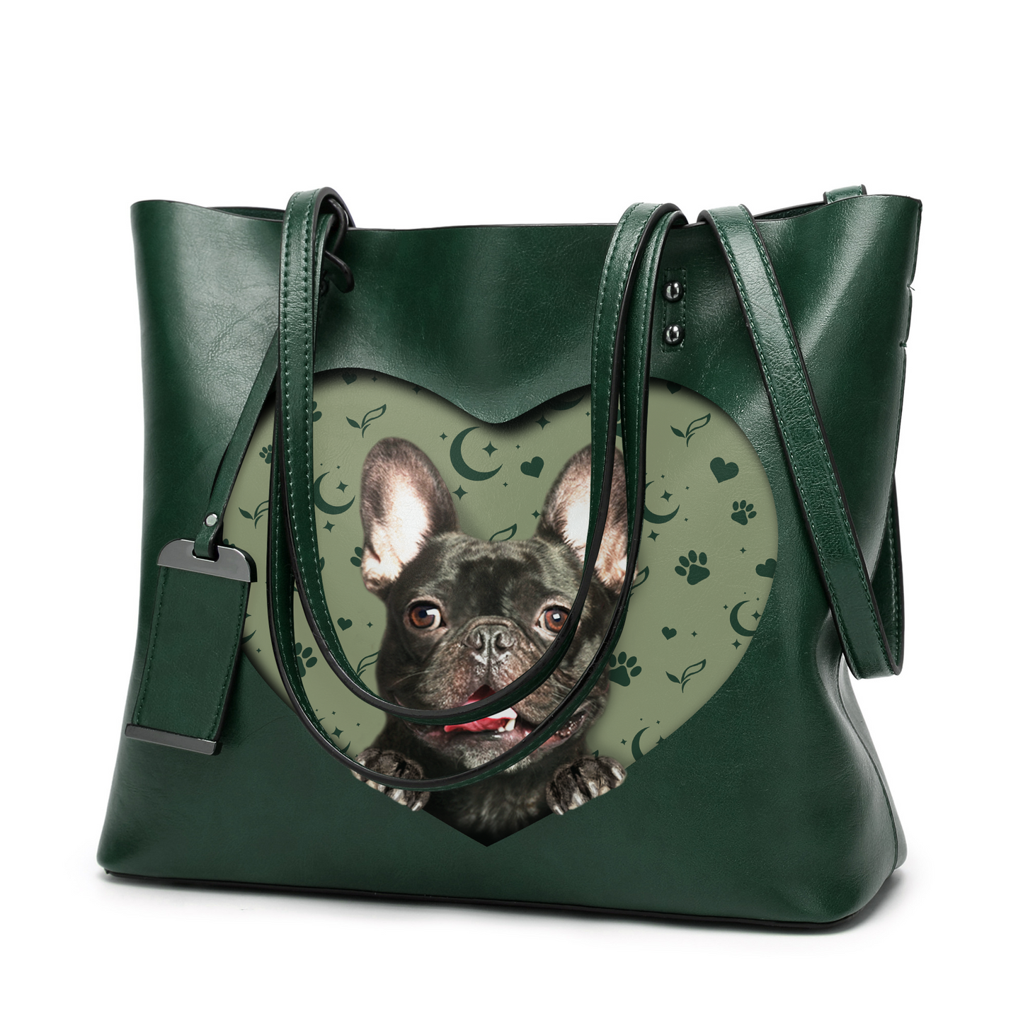I Know I'm Cute - French Bulldog Glamour Handbag V2 - 12