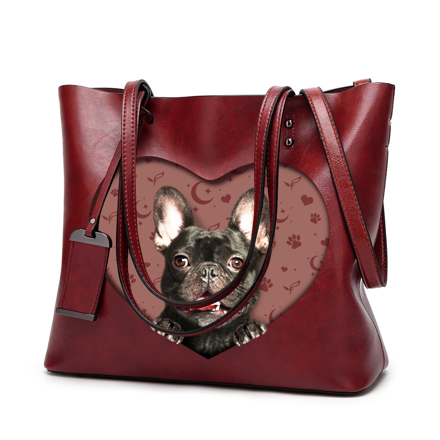 I Know I'm Cute - French Bulldog Glamour Handbag V2 - 7