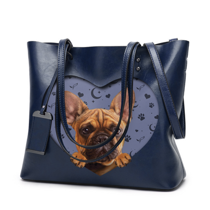 I Know I'm Cute - French Bulldog Glamour Handbag V1 - 11
