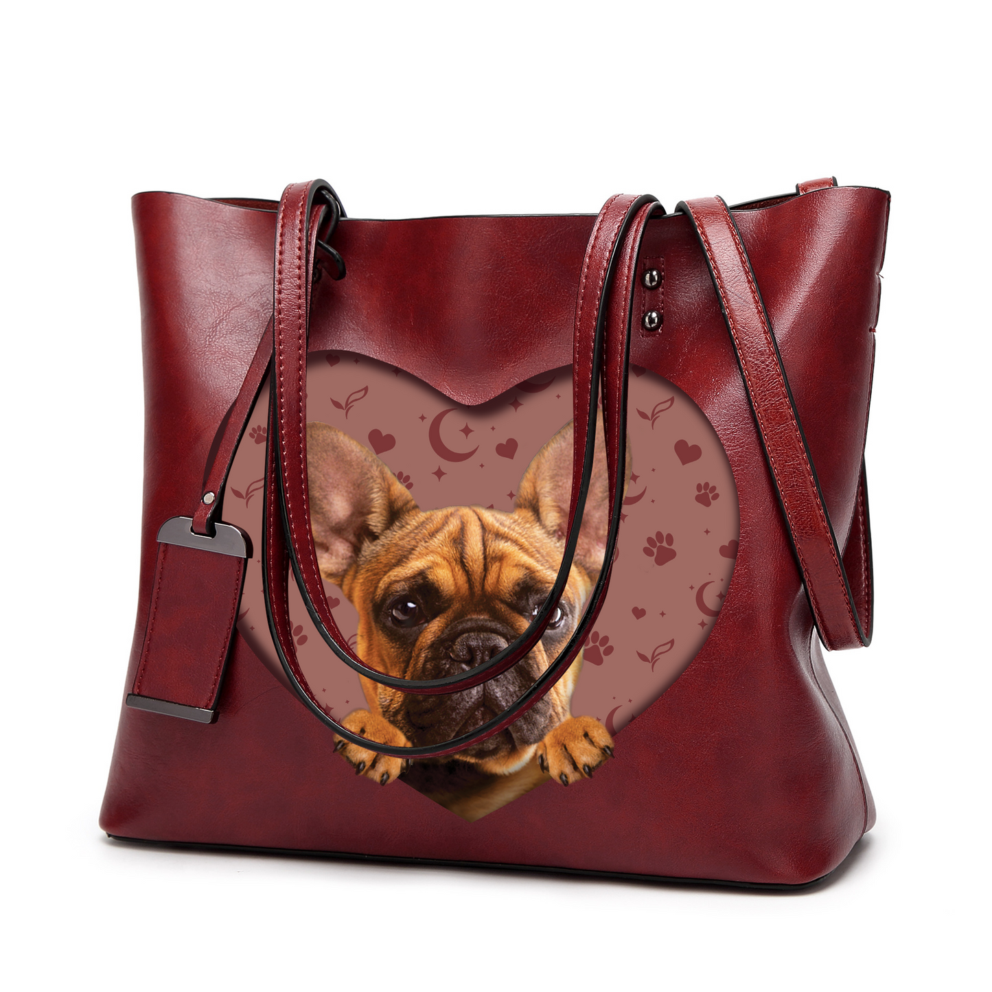 I Know I'm Cute - French Bulldog Glamour Handbag V1 - 7