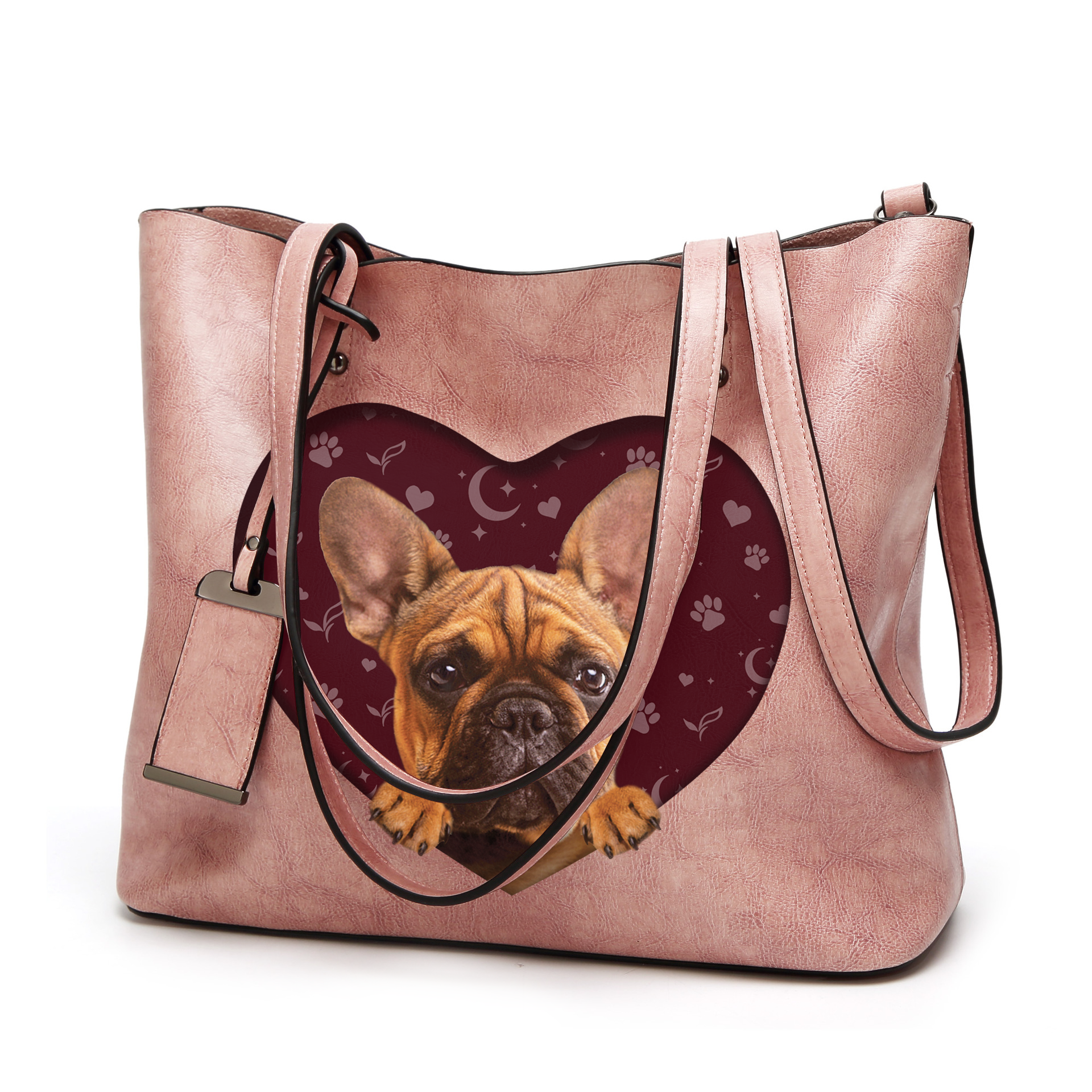 I Know I'm Cute - French Bulldog Glamour Handbag V1 - 8