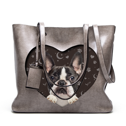 I Know I'm Cute - French Bulldog Glamour Handbag V3 - 8