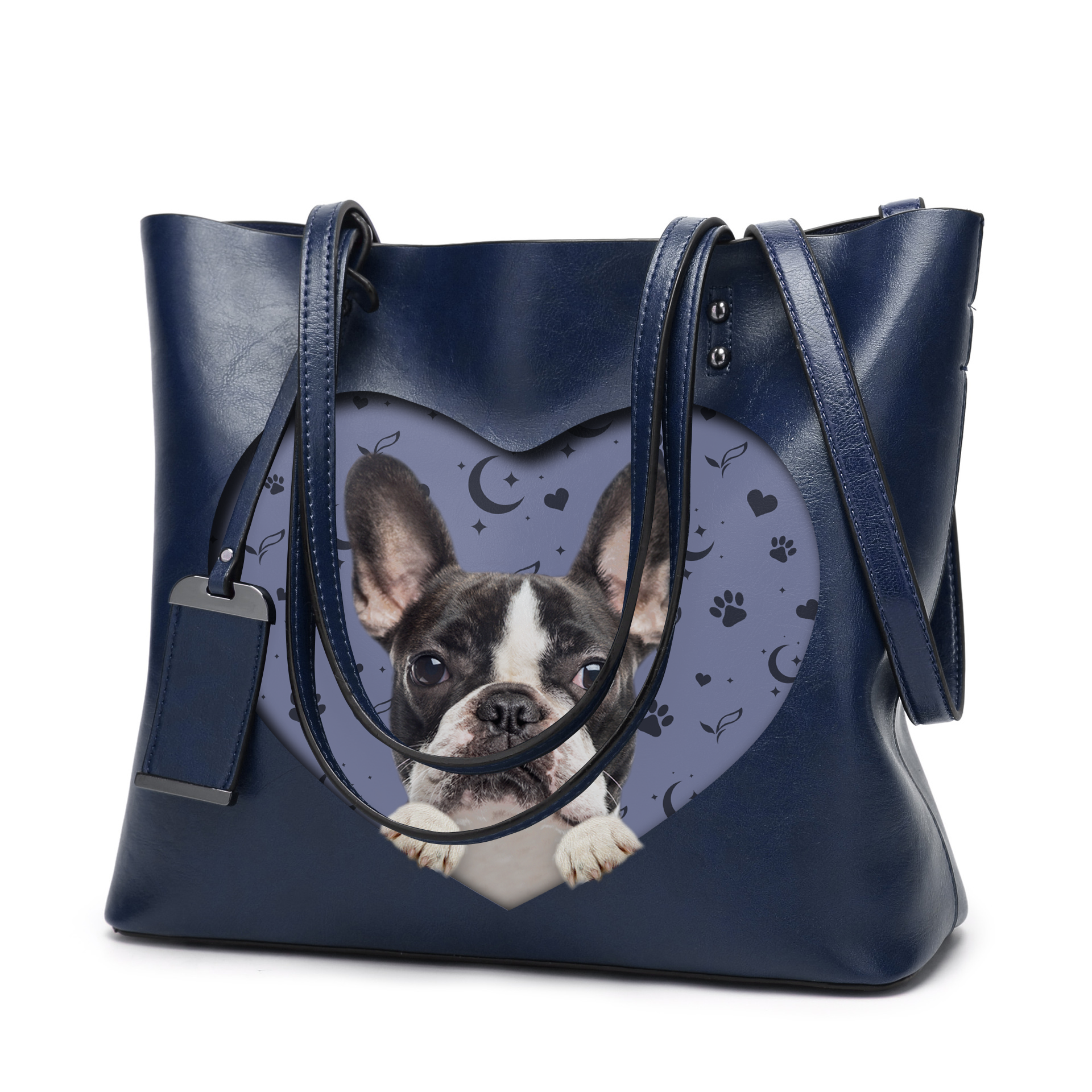I Know I'm Cute - French Bulldog Glamour Handbag V3 - 11