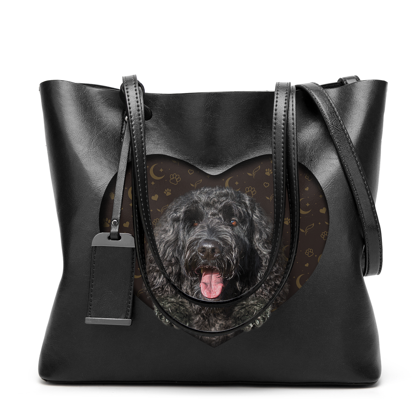 I Know I'm Cute - Goldendoodle Glamour Handbag V1