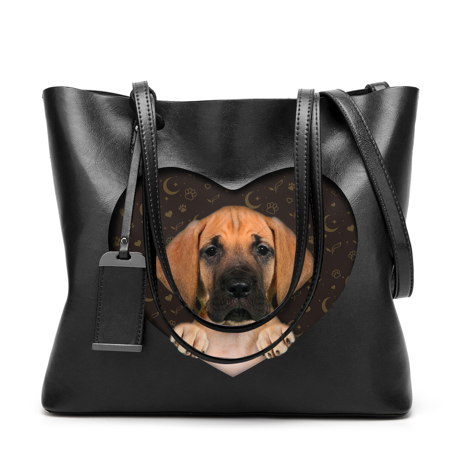 I Know I'm Cute - Great Dane Glamour Handbag V1