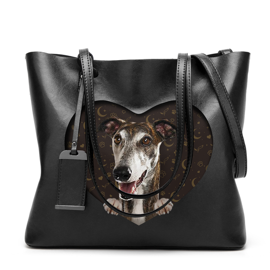 I Know I'm Cute - Greyhound Glamour Handbag V1