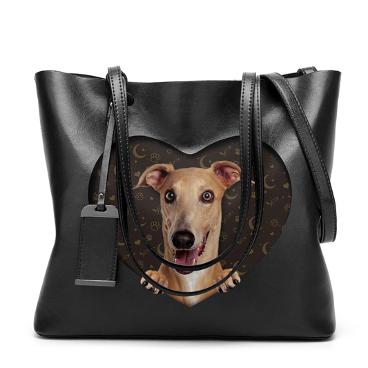 I Know I'm Cute - Greyhound Glamour Handbag V2