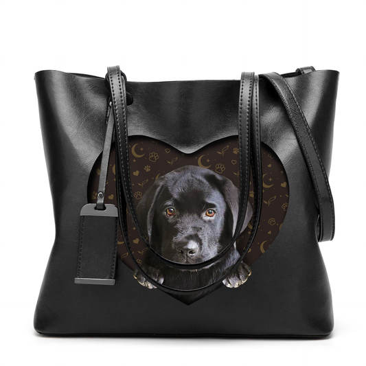 I Know I'm Cute - Labrador Glamour Handbag V3