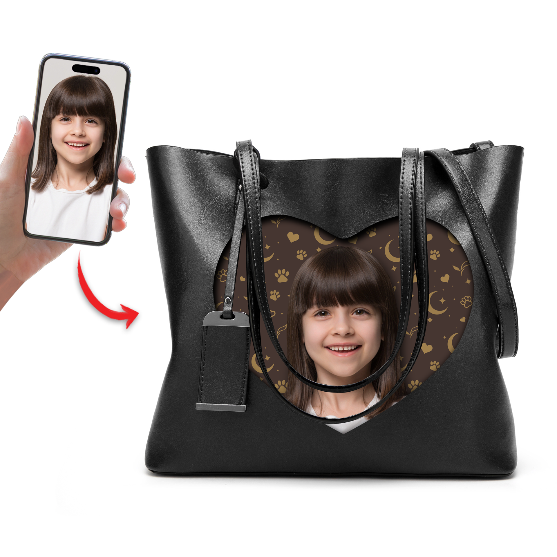 Personalized Glamour Handbag With Your Photo