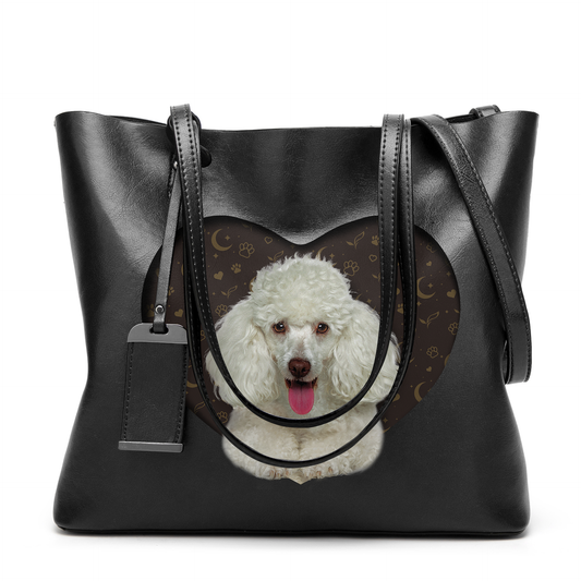 I Know I'm Cute - Poodle Glamour Handbag V2