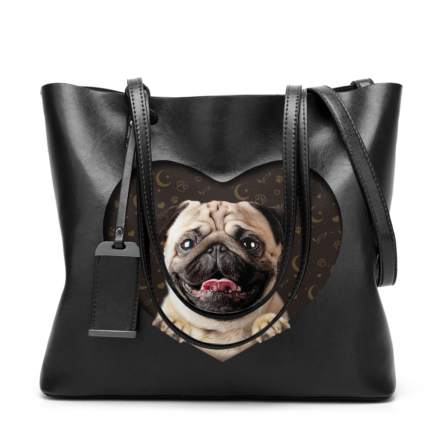 I Know I'm Cute - Pug Glamour Handbag V1