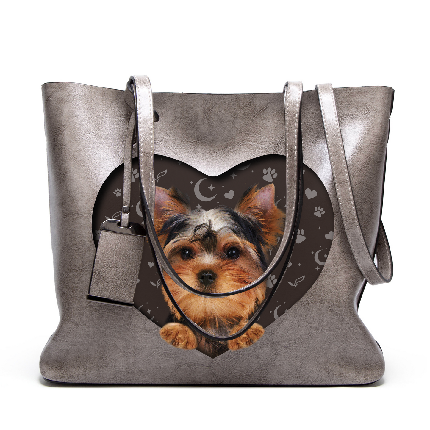 I Know I'm Cute - Yorkshire Terrier Glamour Handbag V1 - 9