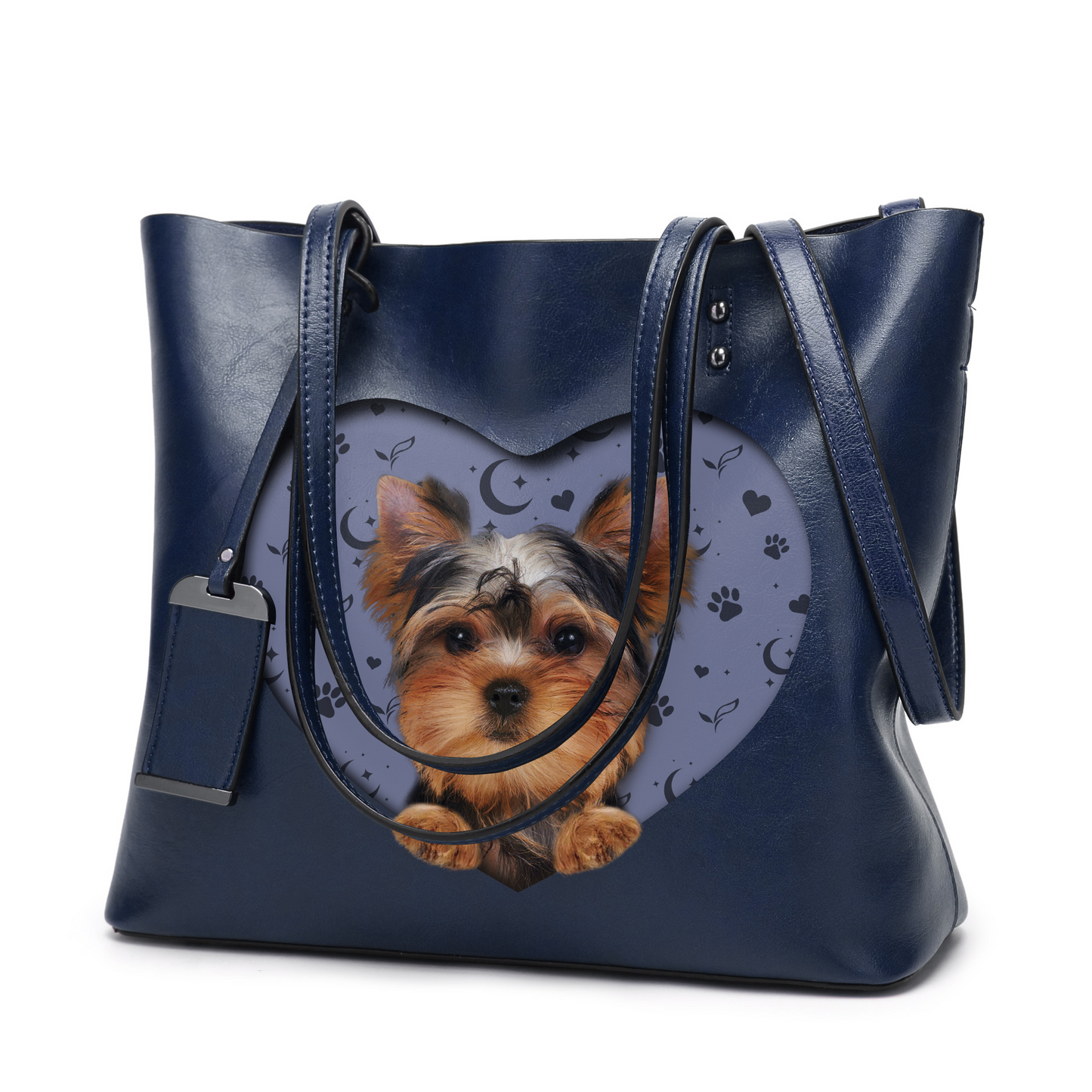 I Know I'm Cute - Yorkshire Terrier Glamour Handbag V1 - 12