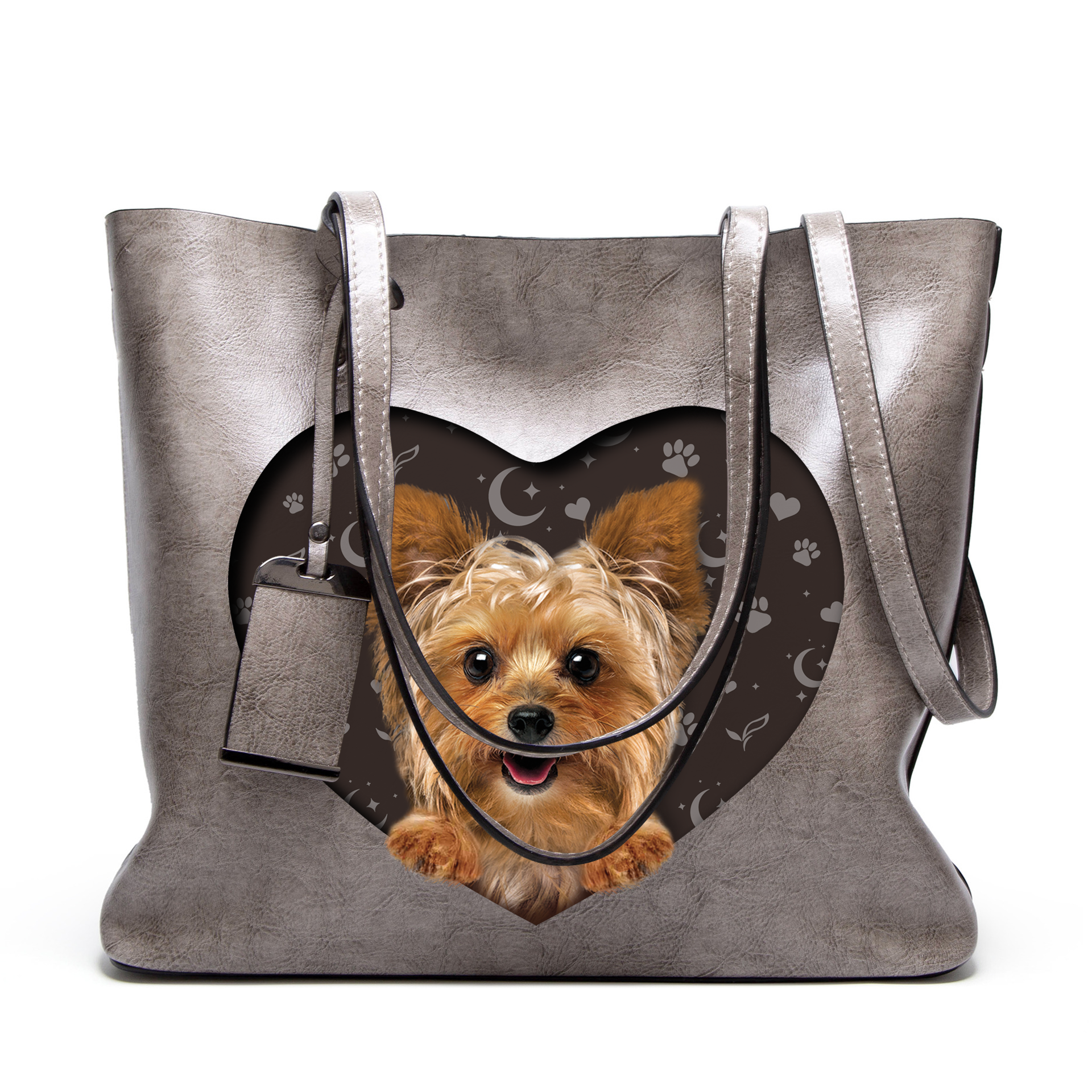 I Know I'm Cute - Yorkshire Terrier Glamour Handbag V2 - 9