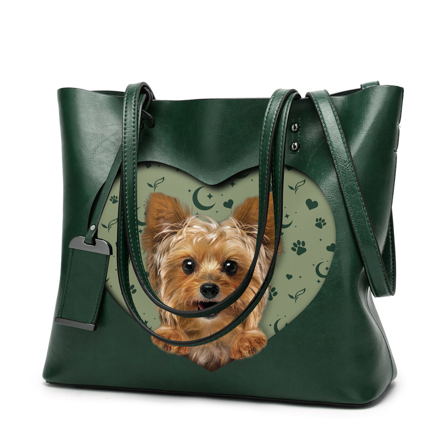 I Know I'm Cute - Yorkshire Terrier Glamour Handbag V2 - 10