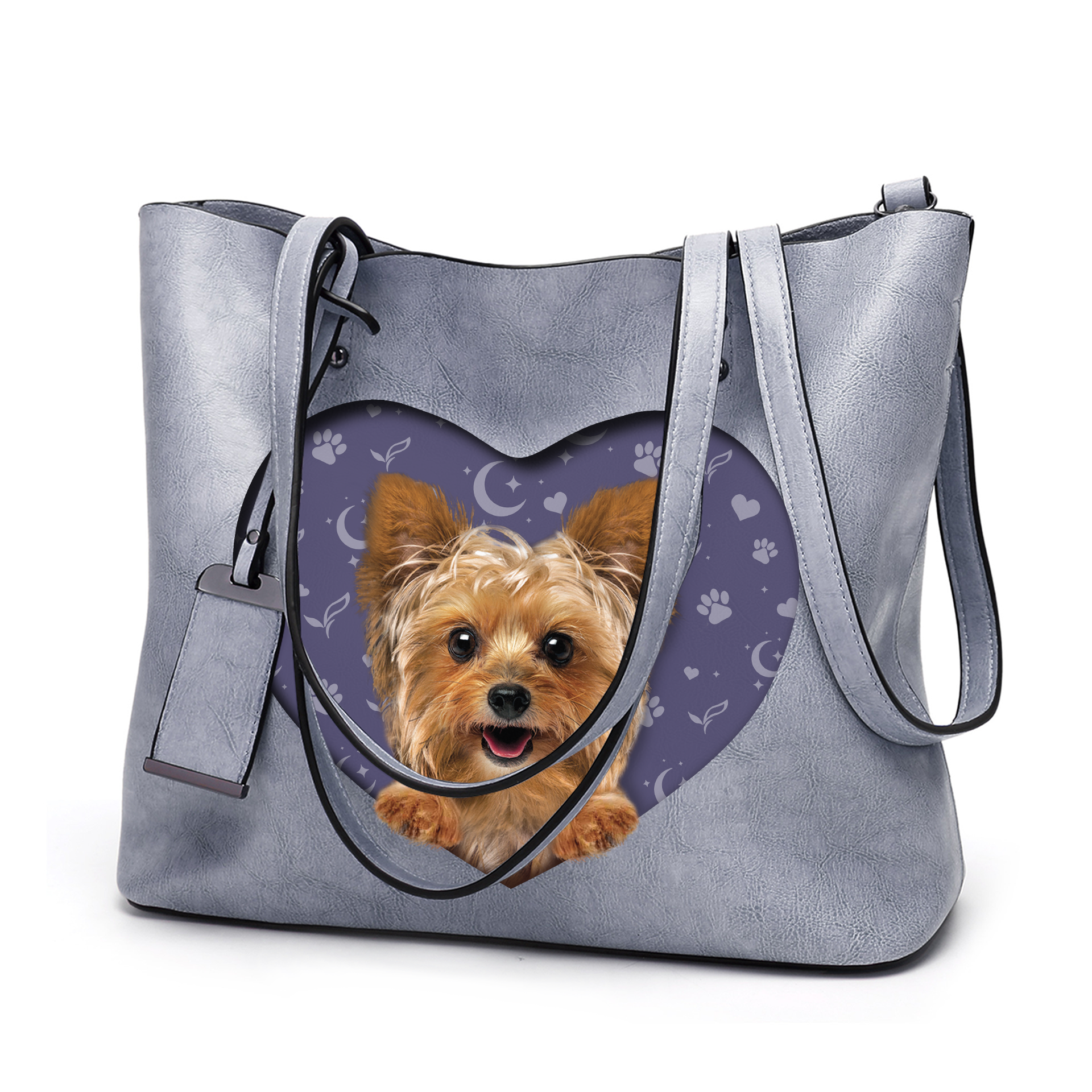 I Know I'm Cute - Yorkshire Terrier Glamour Handbag V2 - 11
