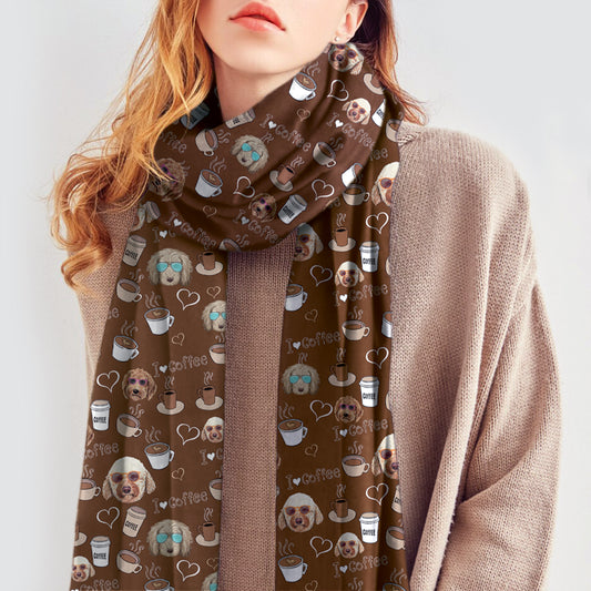 I Love Coffee And Goldendoodle - Follus Scarf