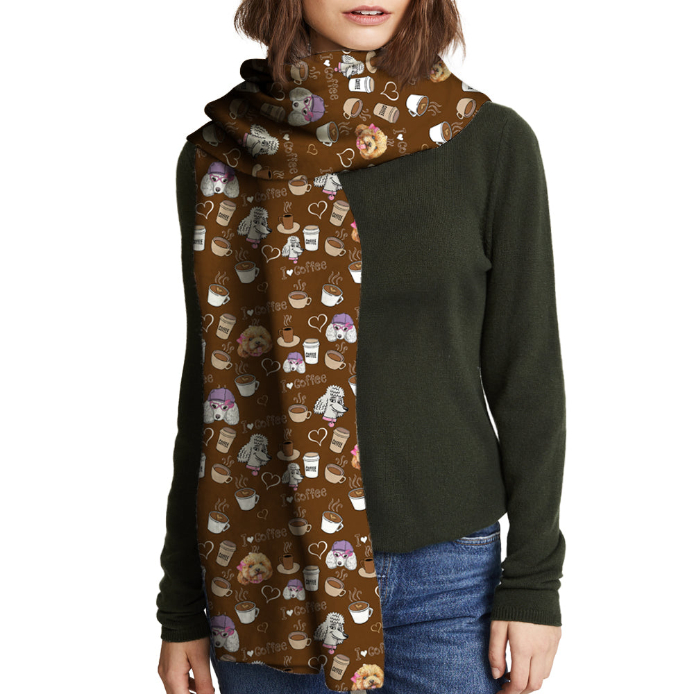 I Love Coffee And Poodle - Follus Scarf