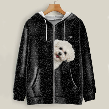 Ich beobachte dich, Bichon Frise - Follus Hoodie