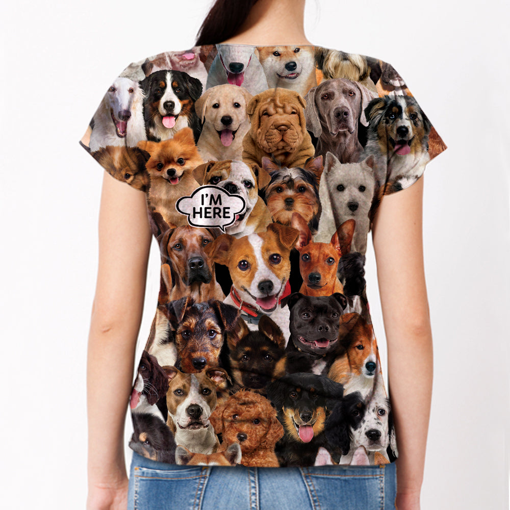 Ich bin hier - Jack Russell Terrier T-Shirt V1