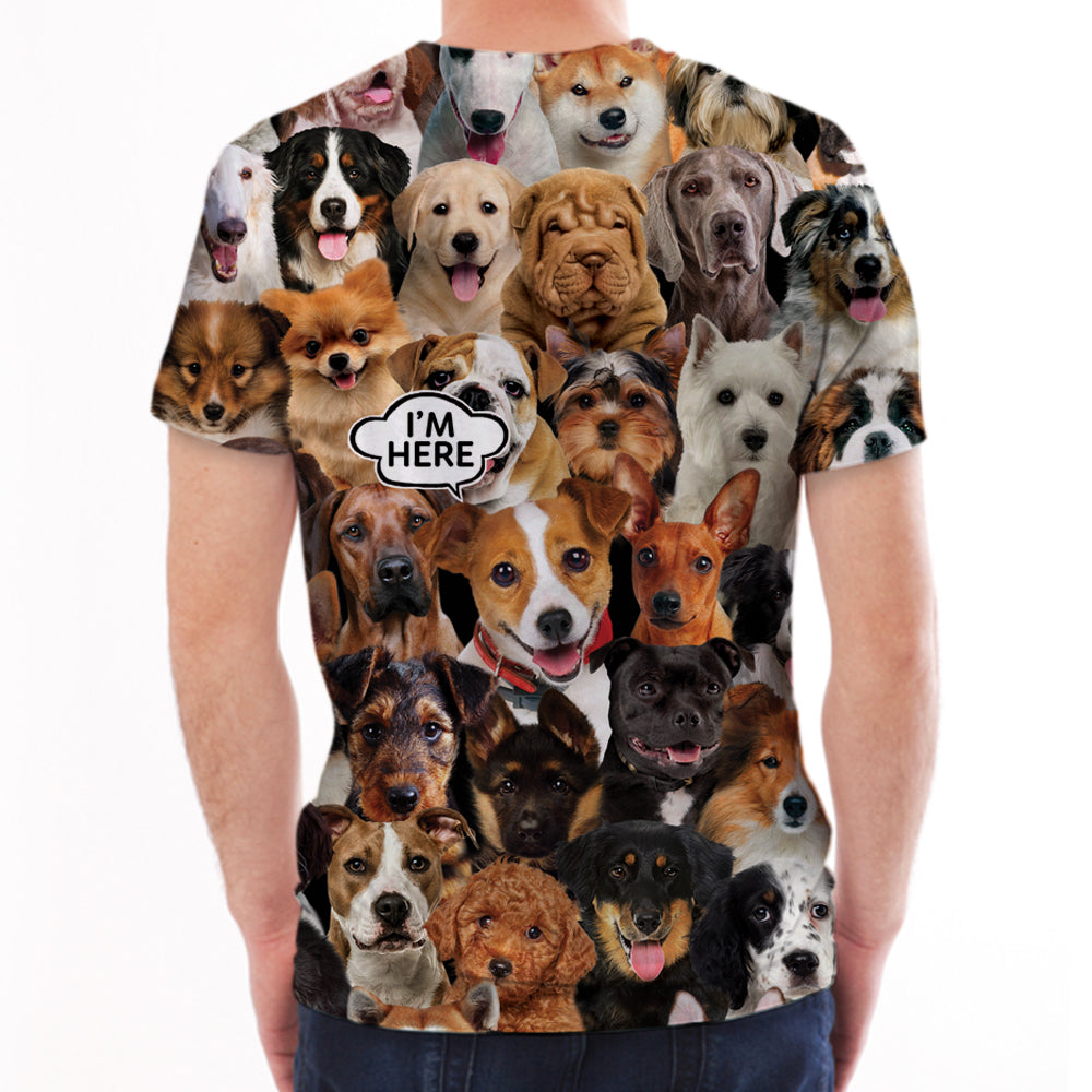 Ich bin hier - Jack Russell Terrier T-Shirt V1