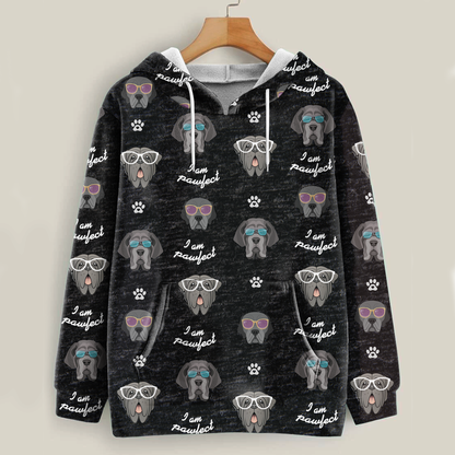 Ich bin Pawfect – Kapuzenpullover mit neapolitanischem Mastiff